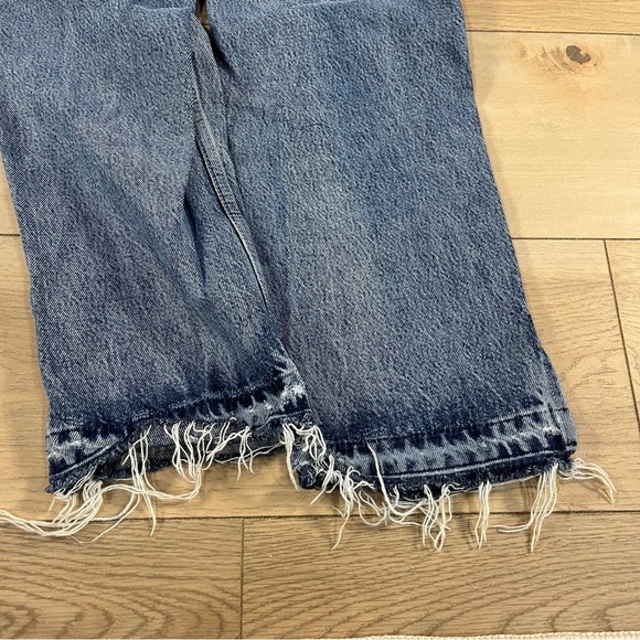 We the Free Women’s Lita Jeans Ripped Frayed Raw Hem High Waist - Picture 14 of 16